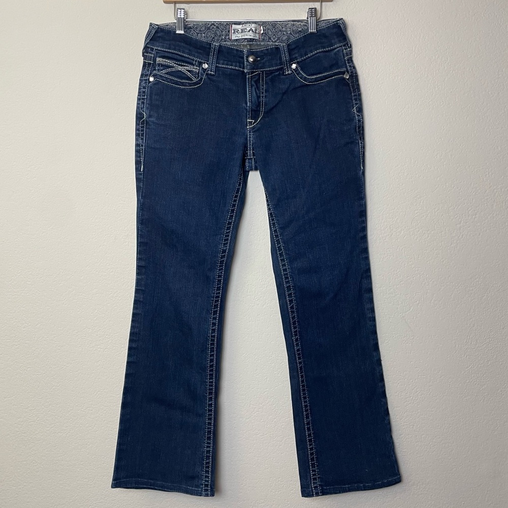 Ariat Women's Boot Cut Jeans - Dark Blue